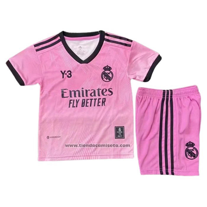 Portero Camiseta Real Madrid Nino 2021-22 Rosa